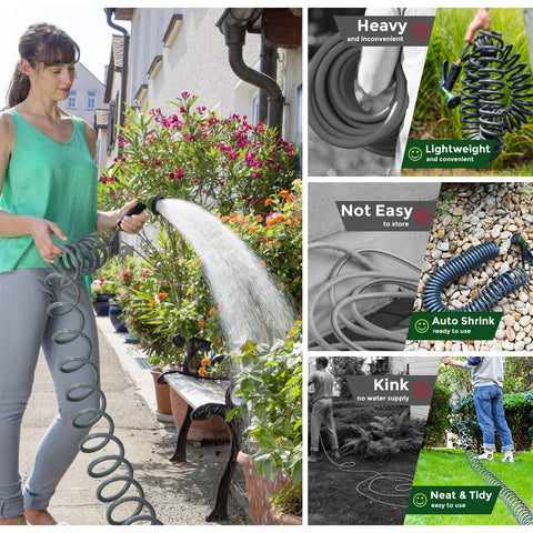 YESTAR no-kink design prevents tangles during watering