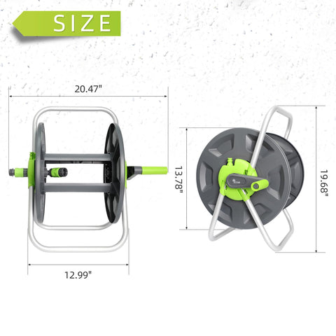 YESTAR portable hose holder easily moves between beds and paths