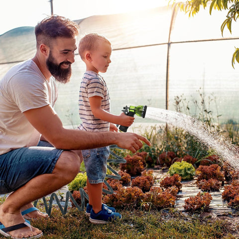 YESTAR seven-pattern nozzle enables versatile watering options