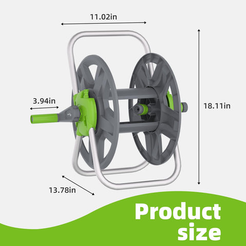YESTAR Water Hose Reel Cart non-slip handle enables smooth winding and comfortable use.
