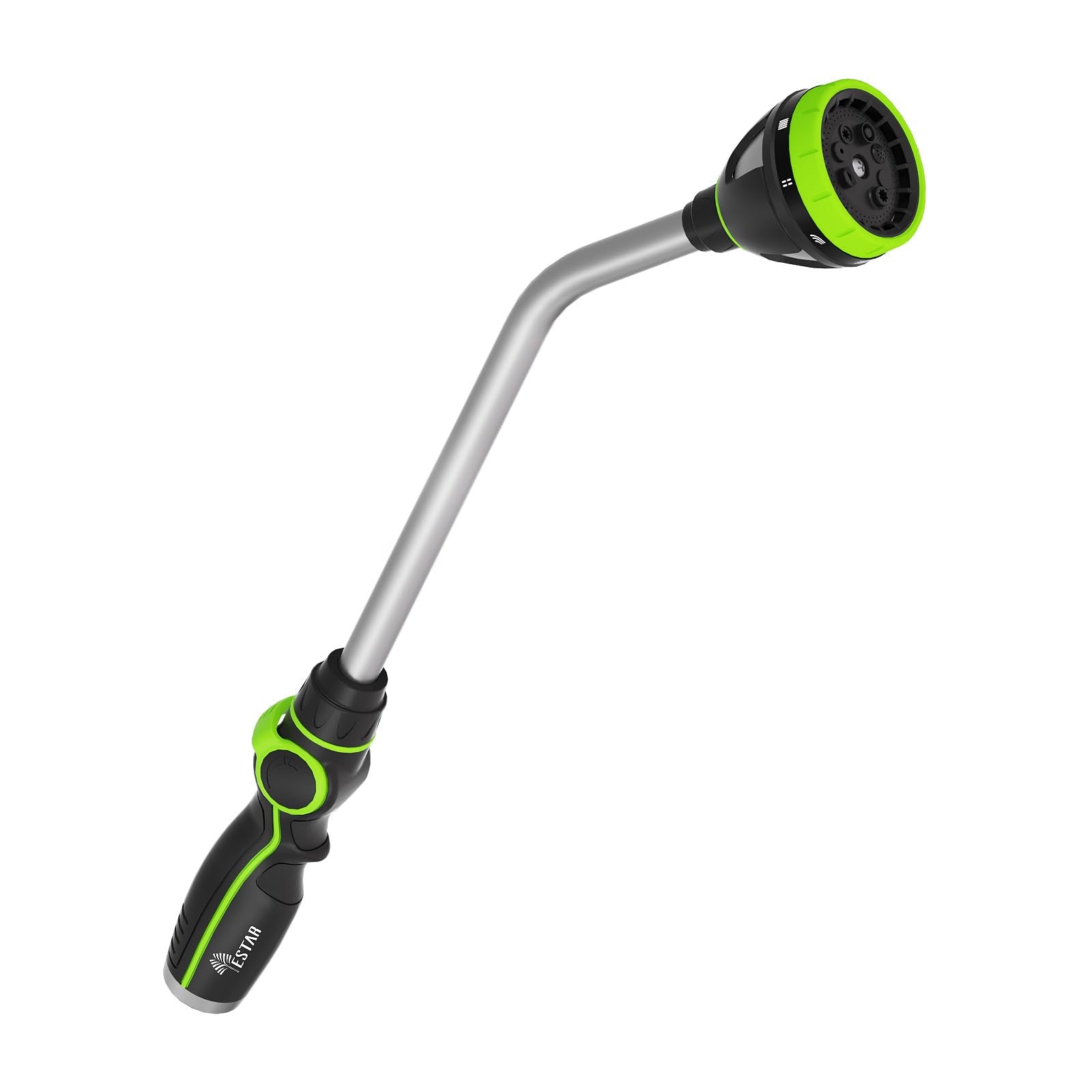 YESTAR heavy-duty metal watering wand with 19-inch reach for outdoor use.