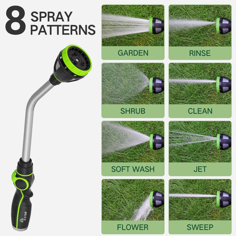 YESTAR wand with thumb-control for precise watering and single-handed operation