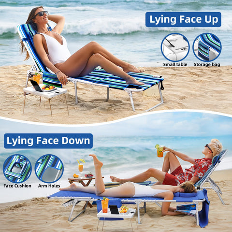 Yestomo portable tanning chair lightweight at 14 lbs for easy setup.