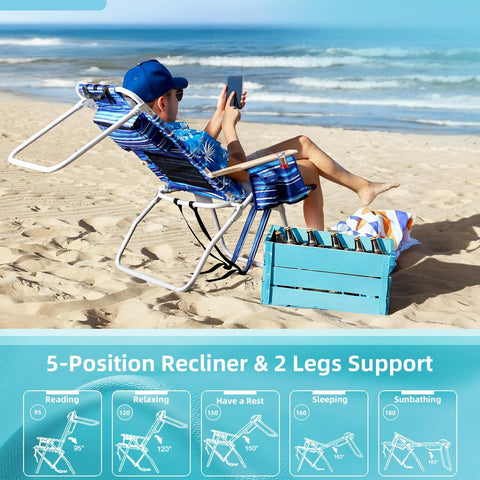 Yestomo chair towel-bar and mesh-pocket to organize towels and small items.