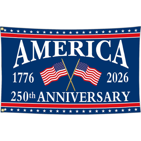 Yesuavt 250th anniversary flag front view for outdoor display
