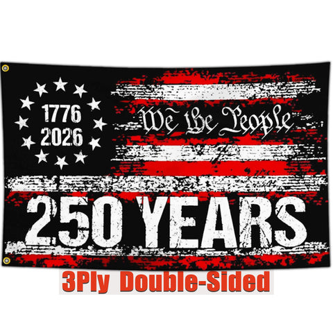 Yesuavt 250th anniversary flag front view ideal for outdoor display