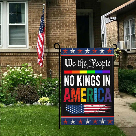 Yesuavt no kings design resists fading during long outdoor display.