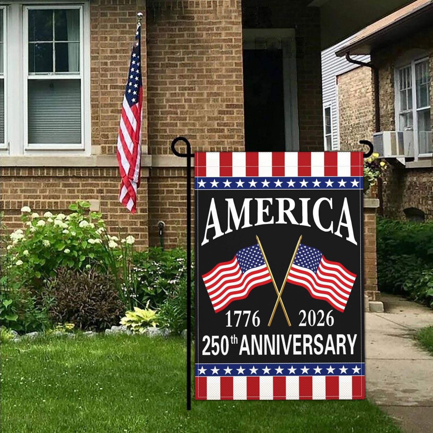 Yesuavt durable polyester flag designed for long outdoor use