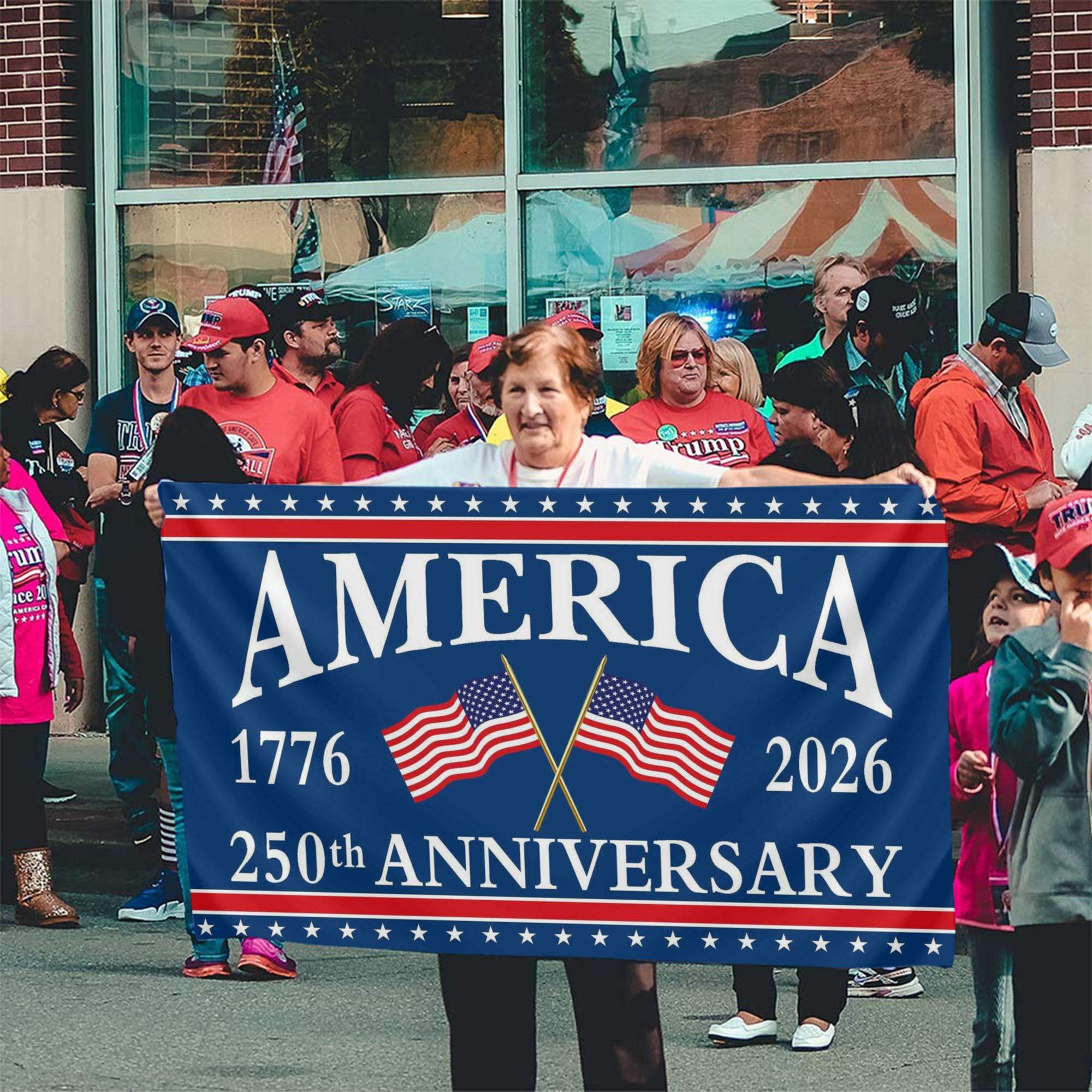 Yesuavt Includes one flag for porch or yard display