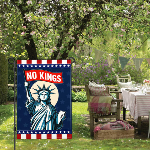 Yesuavt 12x18 inch size fits standard flag mounts.