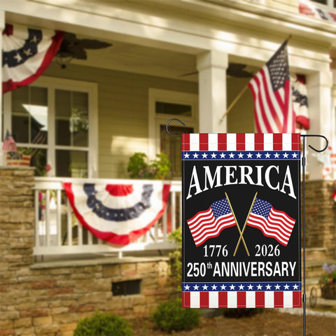 Yesuavt 12x18 flag ideal for gardens, yards and porches