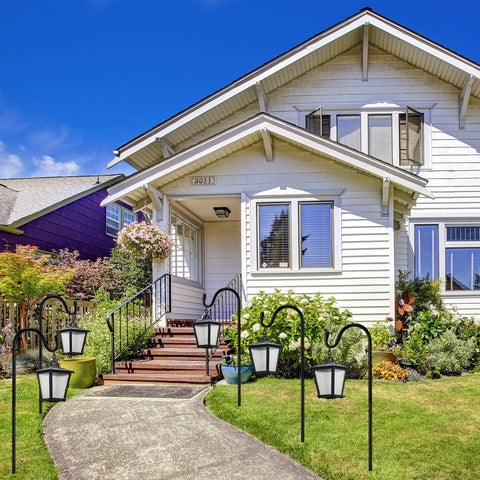Yetene black powder-coat finish elevates garden aesthetics with weather-ready appeal.
