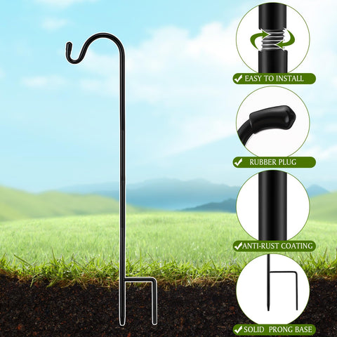 Yetene garden hanging pot hook for versatile flower displays.
