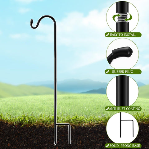 Yetene ground base detail highlights stable two-prong design for upright placement.