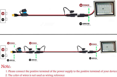 YETOR XT60 female adapter with 15A fuse protects charging circuits