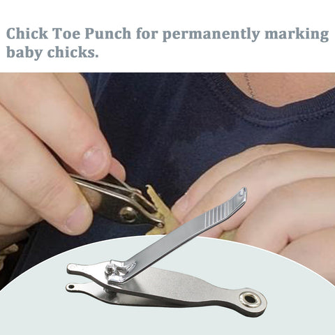 YETTAT compound chick toe punch provides up to sixteen marking options.