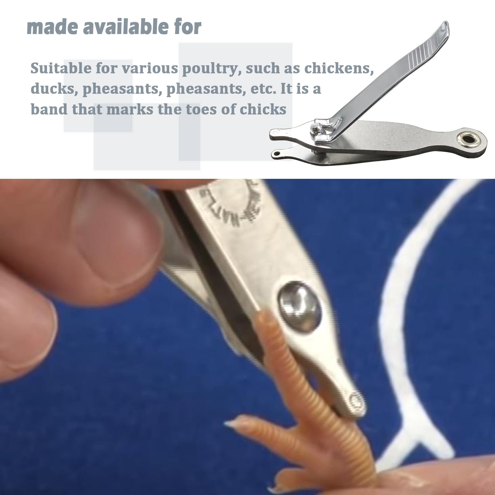 YETTAT compound chick toe punch stainless steel durability for regular use.