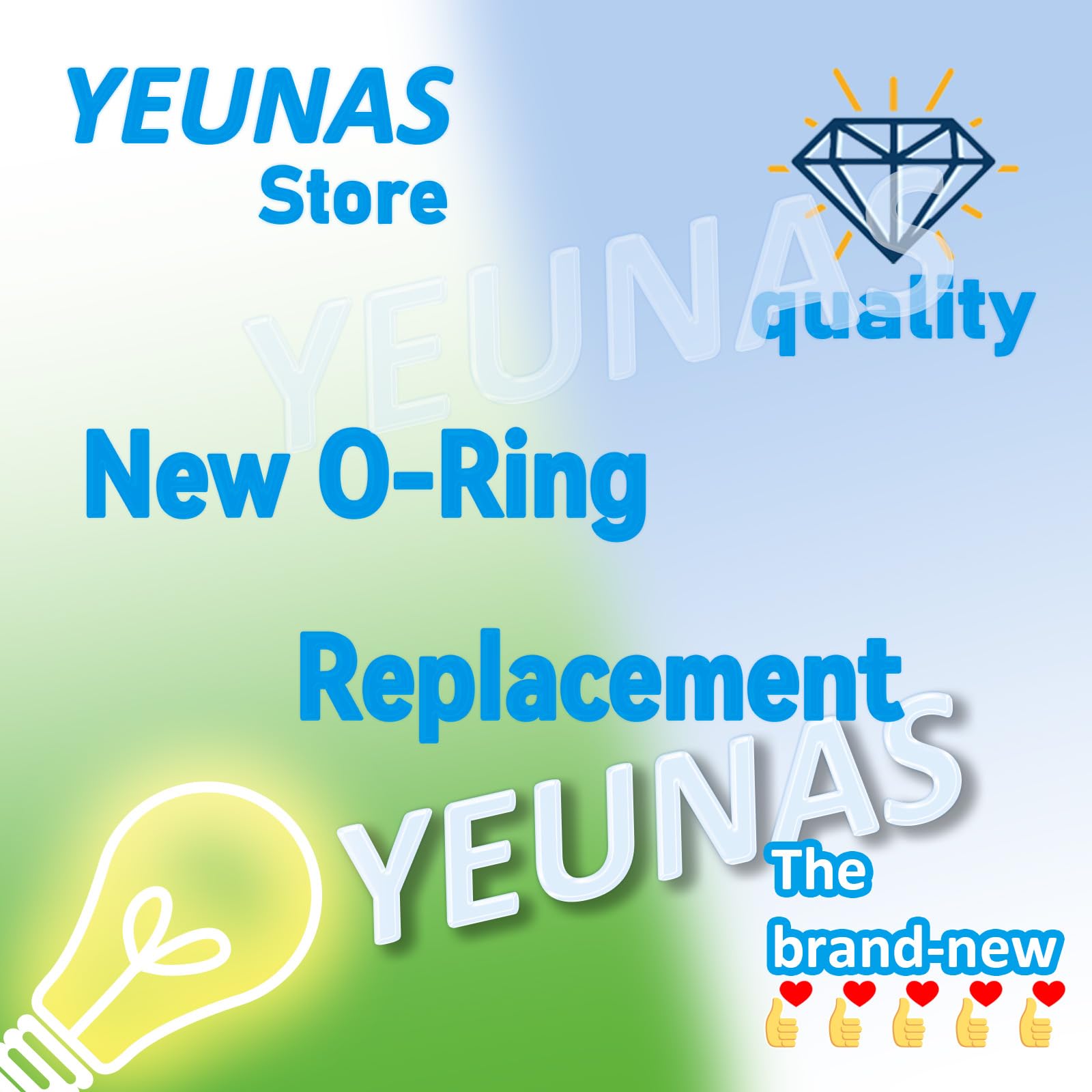 YEUNAS CX900F packaging and label detail for a two-pack O-Ring set.