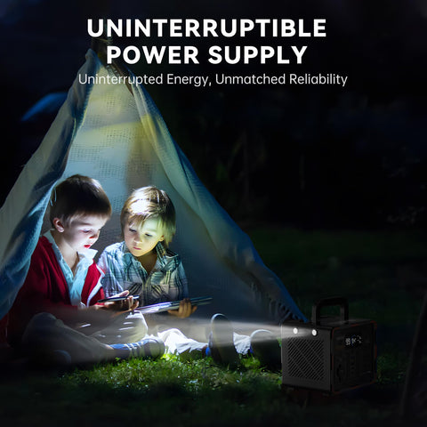 Yewpiny EM300 LCD display helps monitor power status clearly.