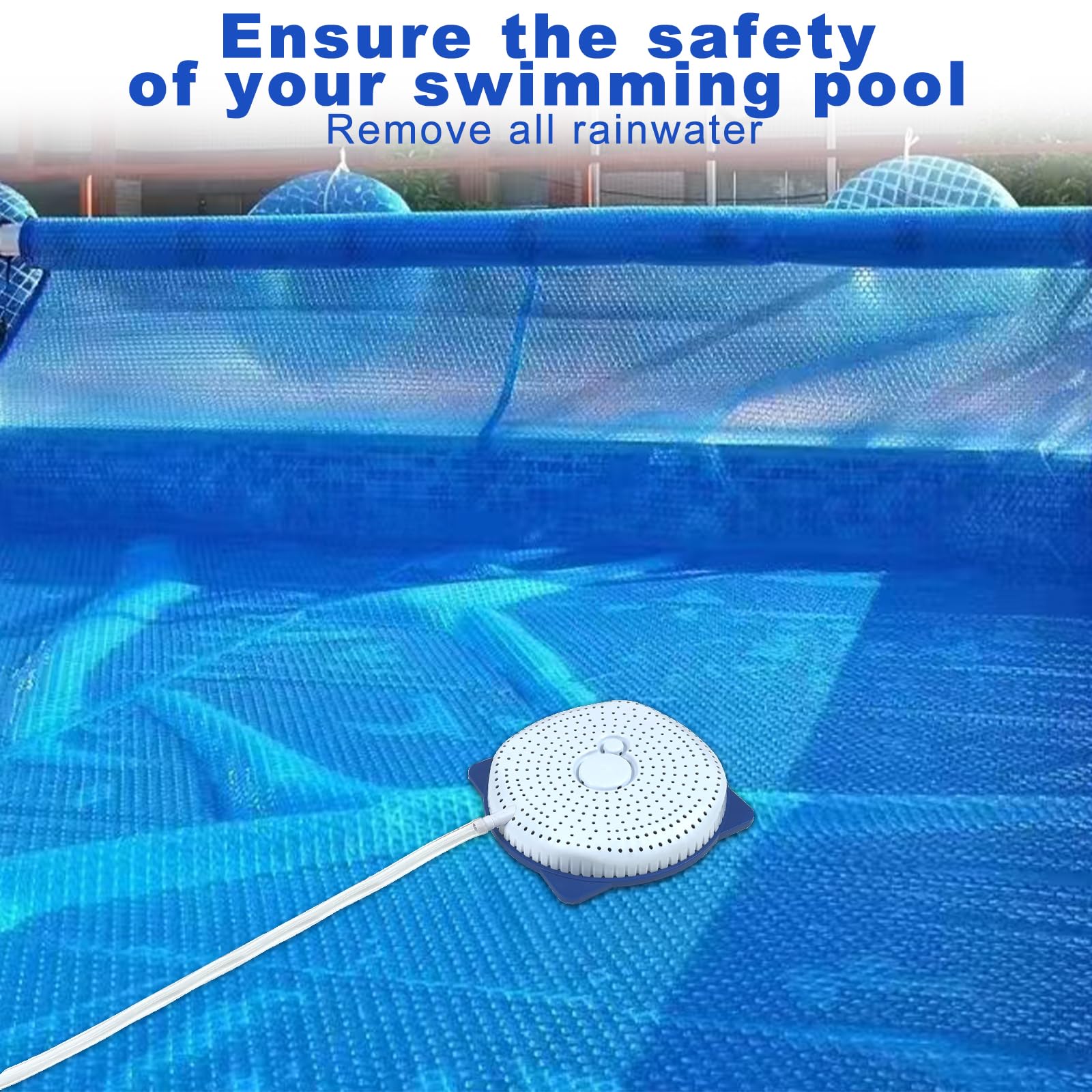 YEXEXINM cover pump installation highlights easy, tool-free setup for immediate use.