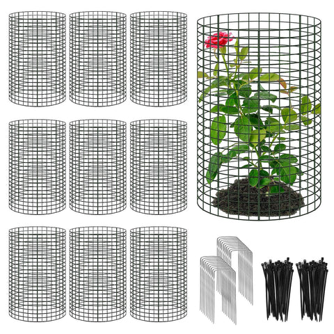 YEXEXINM plant protector cylinder shielding seedlings from animals while sunlight passes through