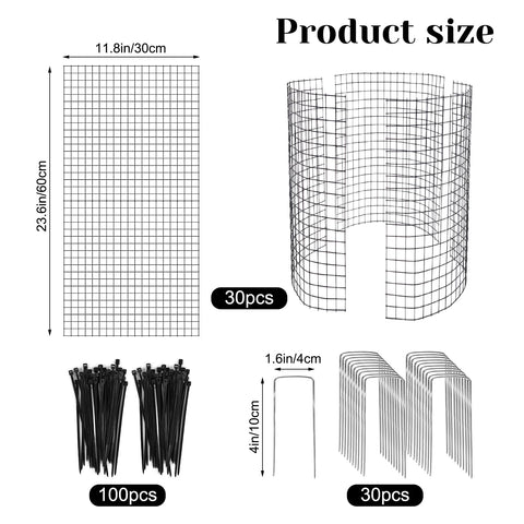 YEXEXINM rectangular cage guards flowers and prevents nibbling