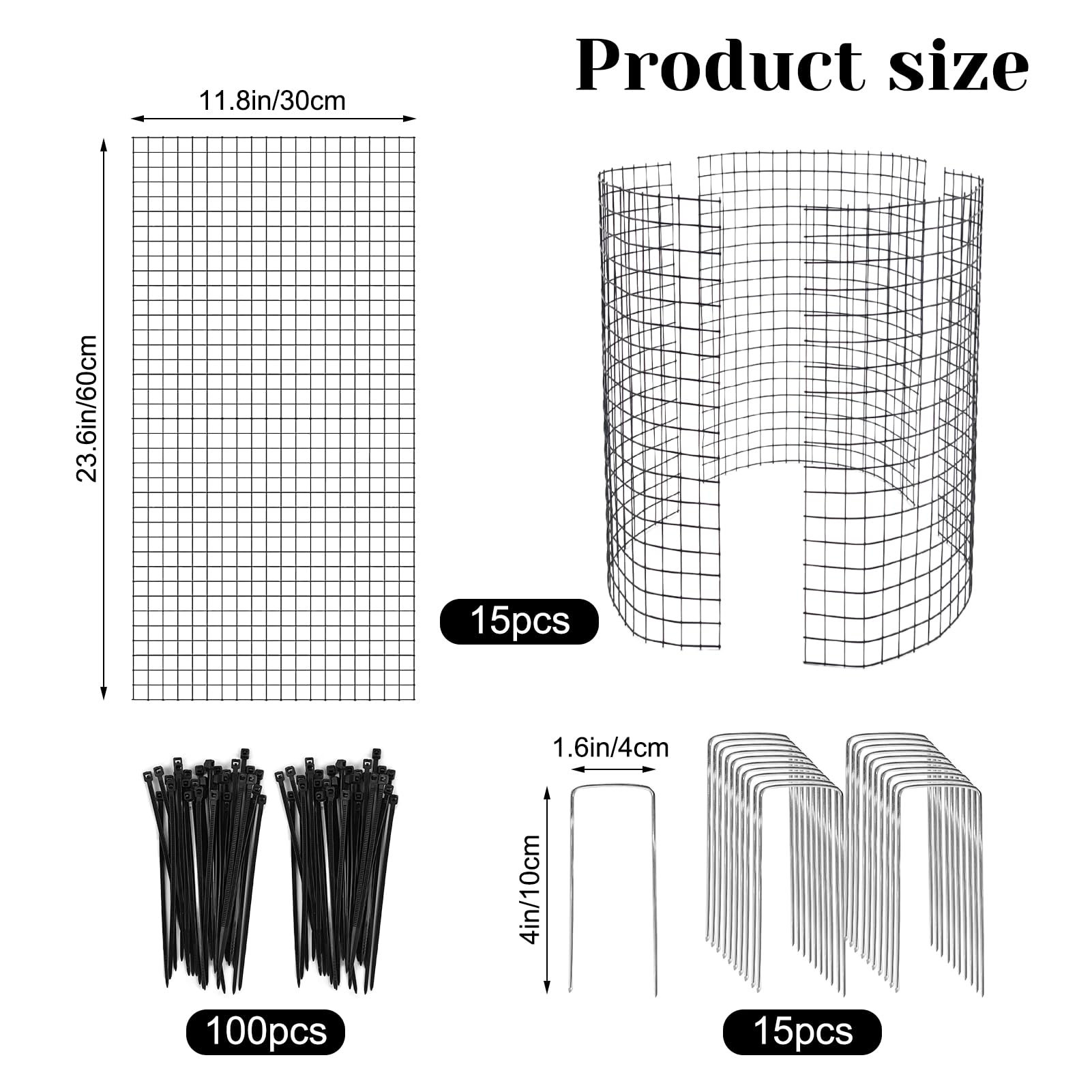 YEXEXINM rectangular plant protection cage for versatile garden protection.