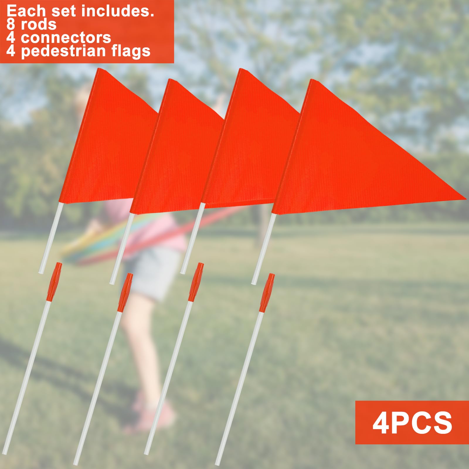 YEXEXINM weather-resistant-flag-pole maintains visibility in rain or shine