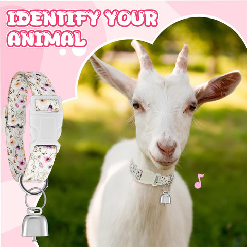 Yeyeplum adjustable goat collar demonstrates easy size fitting.
