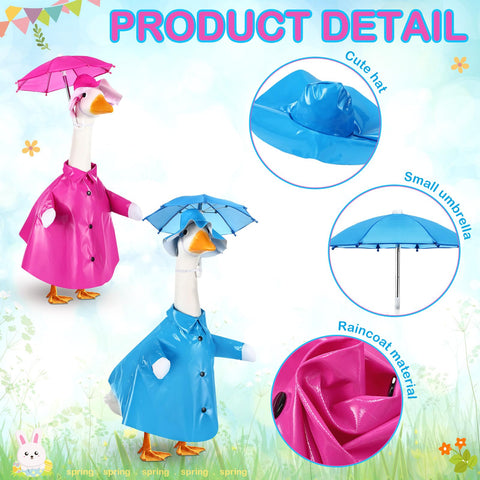 Two complete outfits included for versatile seasonal lawn displays