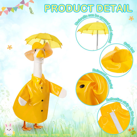 Yeyeplum goose umbrella small red included for weather-ready decor