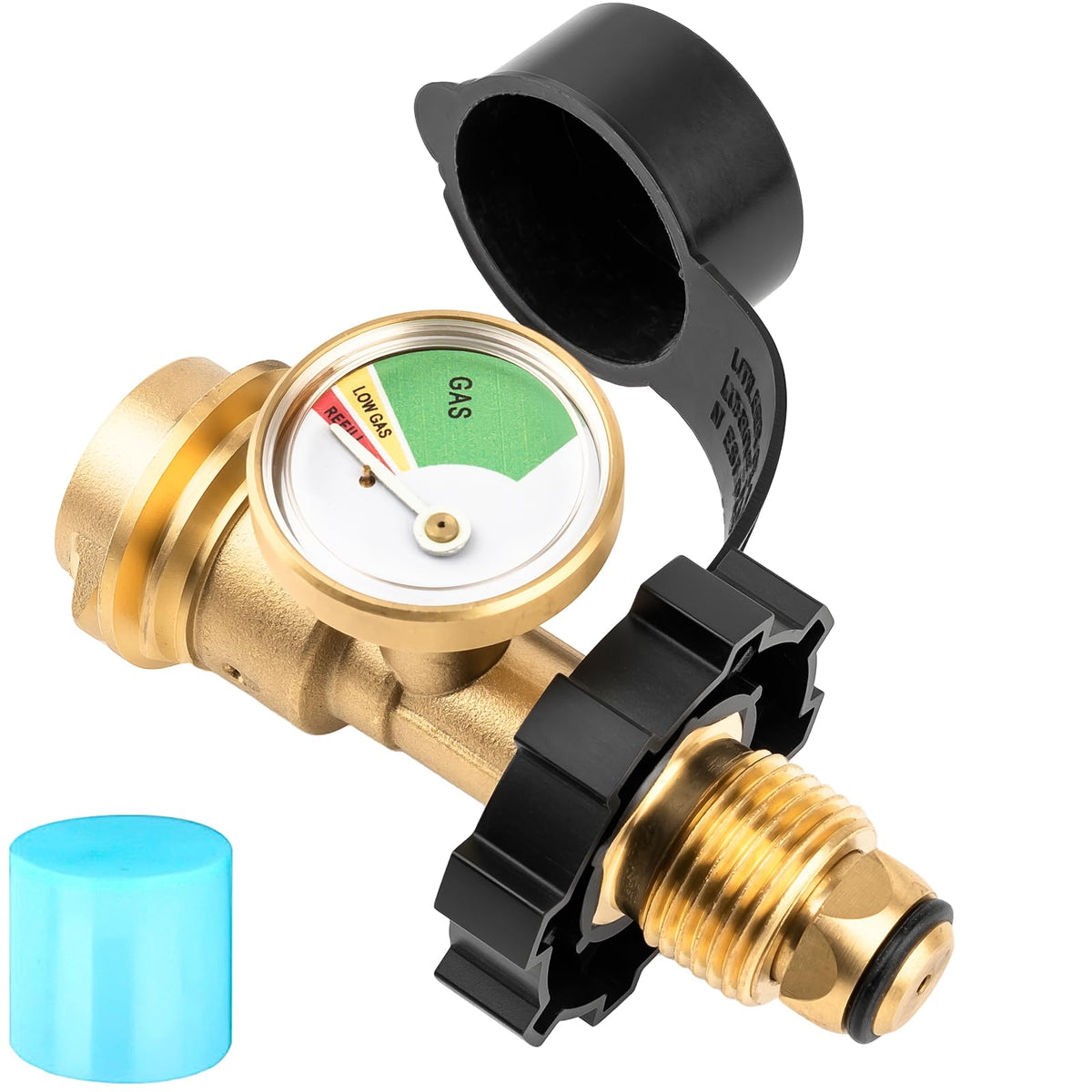 YEYETUO propane adapter 100lb brass body enables POL to QCC1 conversion for reliable connections.