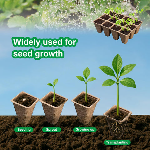 YFANITI moisture-retaining tray keeps seedlings hydrated between waterings