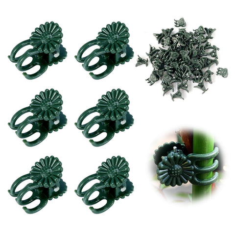 YFANITI orchid clip pack secures stems to supports for upright growth.