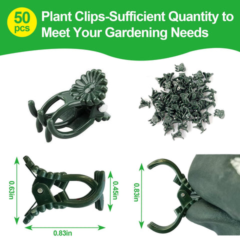 YFANITI small clips fit 0.83 inch stems for delicate plants.