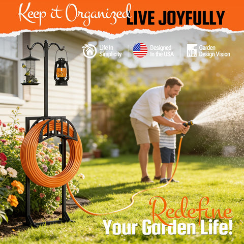 YFFSRJDJ wide ergonomic height improves hose access and management outdoors.