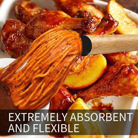 YFWOOD food-grade cotton fibers hold sauces evenly for quick glaze.