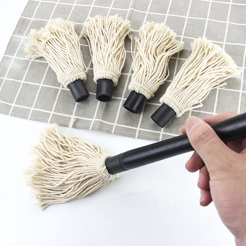 YFWOOD Grill Basting Mop replacement heads allow quick swaps for long cooks.