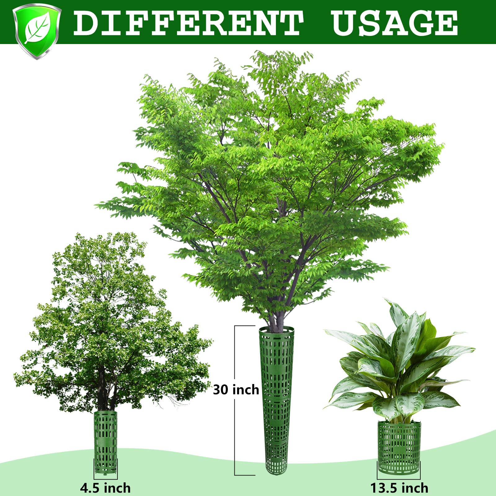 YGAOHF durable plastic withstands weather and repeated use.