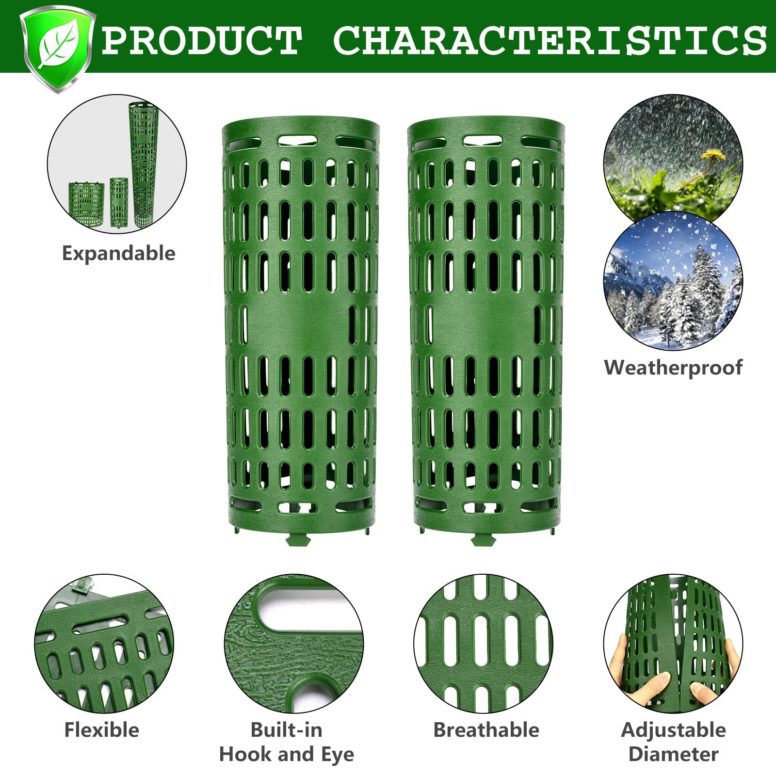 YGAOHF shield reduces sun scald on young fruit trees.