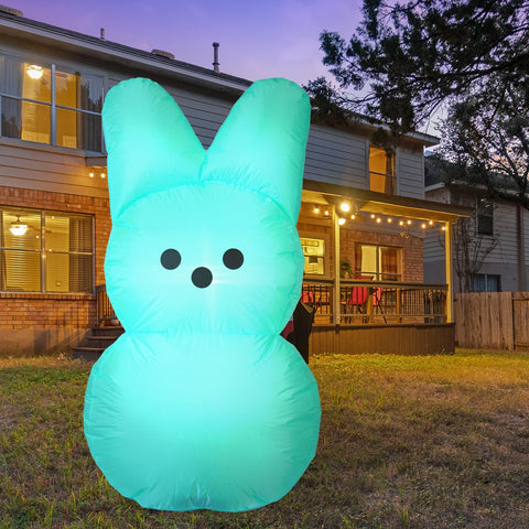 YGCTBVY Front door Easter display greets guests with festive charm.