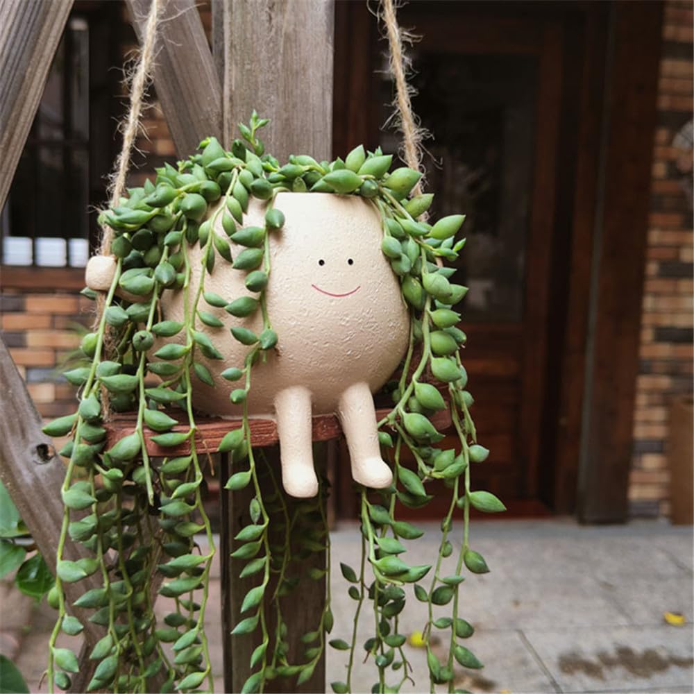YGGlDUOl Gift Swing Planter makes a fun thoughtful plant present