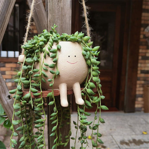 YGGlDUOl Gift Swing Planter makes a fun thoughtful plant present