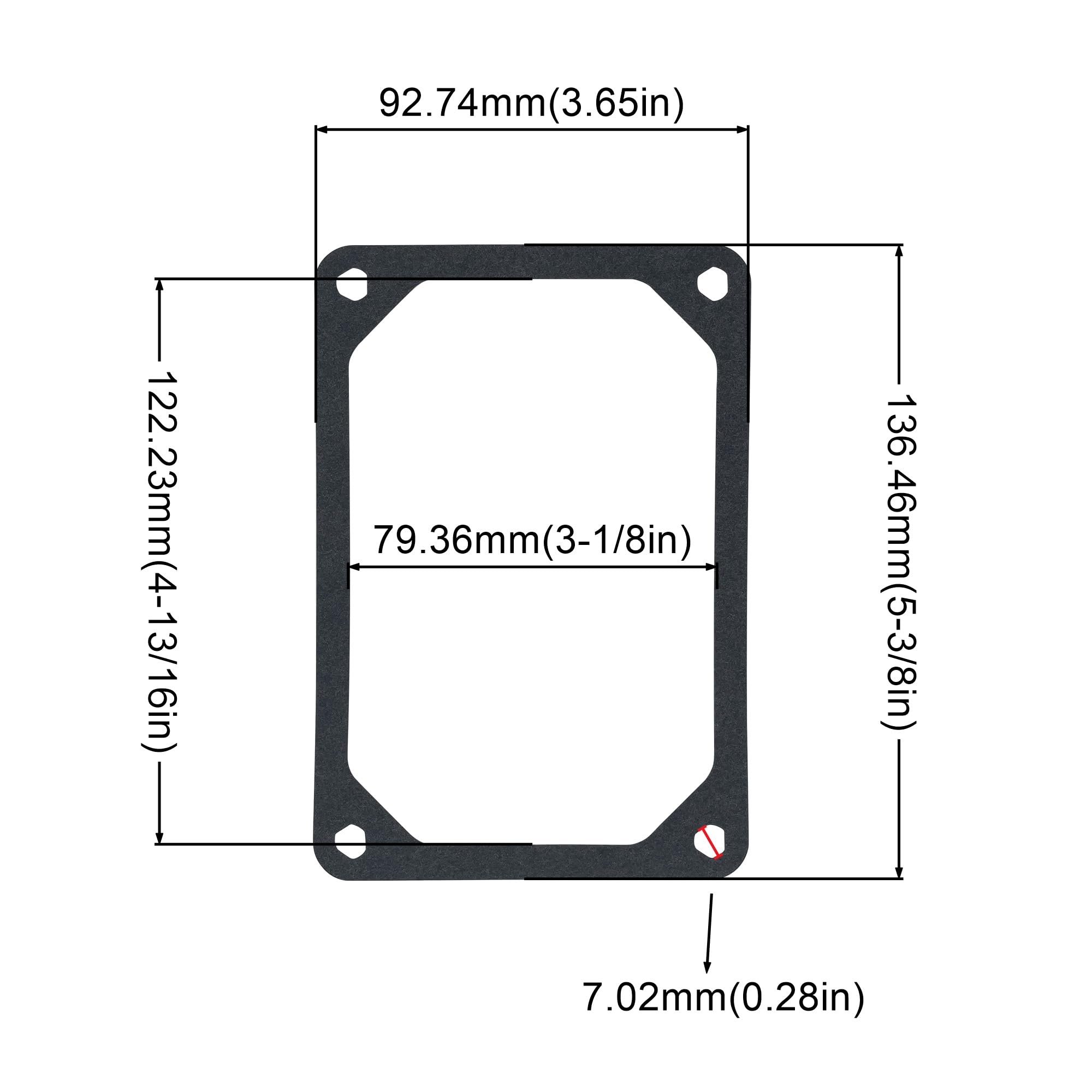 YGQ 272475S five-pack packaging shot for easy gasket replacement