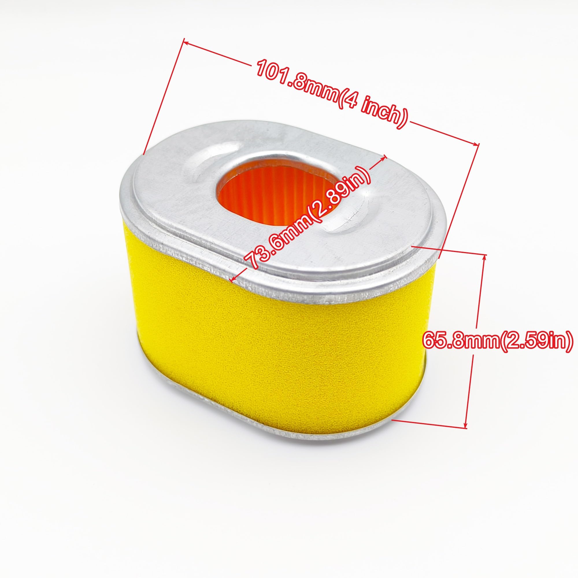 YGQ AFZE18 air filter on Honda GX200 engine improves filtration