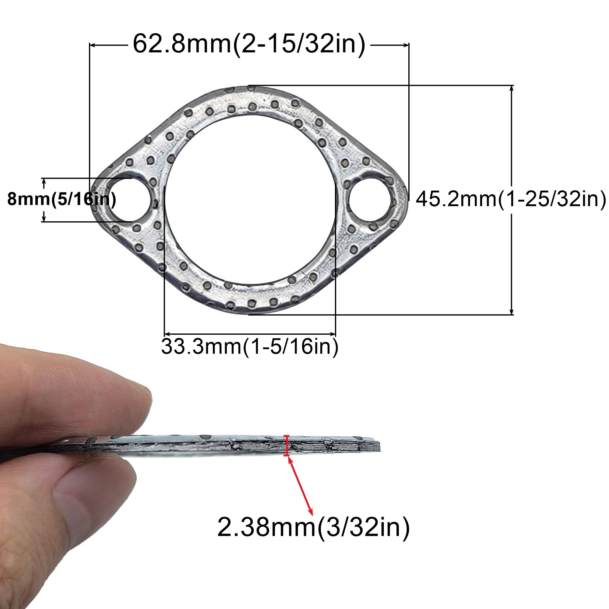 YGQ exhaust gasket for Briggs 272293-4pack offers reliable fit and easy replacement.