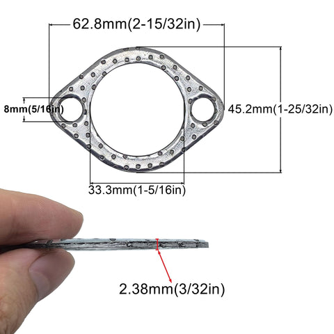 YGQ exhaust gasket for Briggs 272293-4pack offers reliable fit and easy replacement.