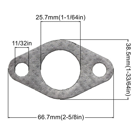 YGQ exhaust gasket 401577 compatibility maintains proper fit and reduces leaks.