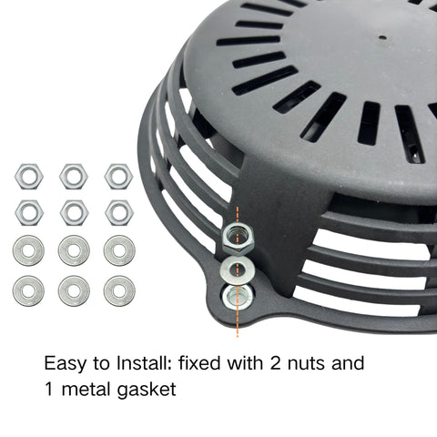 YGQ GCV160 screw-gasket set ensures secure recoil mounting on various engines.