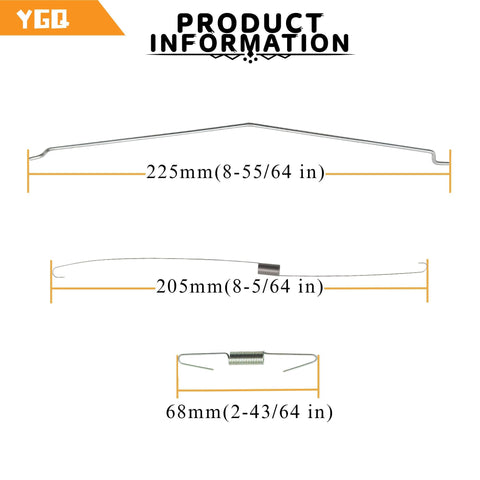 YGQ GCV160 spring set close-up—durable return springs for smooth throttle control